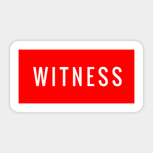 Witness Sticker